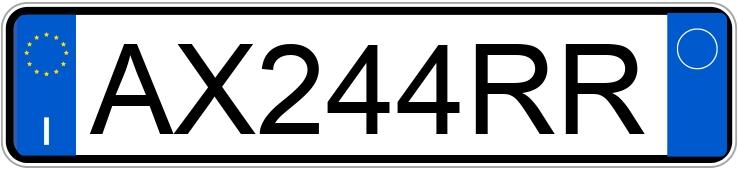 Numer rejestracyjny AX244RR posiada NISSAN Micra 2a serie