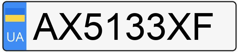 Numer rejestracyjny AX5133XF posiada ??? - ?? ????????? -