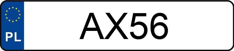 Numer rejestracyjny AX 56 posiada JEEP Wrangler 3.6 MR`11 E6 Rubicon Aut. - AX56