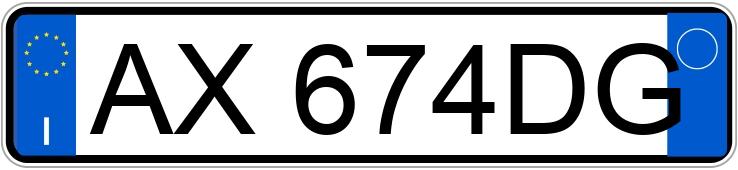 Numer rejestracyjny AX674DG posiada OPEL Corsa 2a serie Numer rejestracyjny AX674DG posiada OPEL Corsa 2a serie