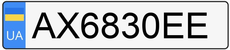Numer rejestracyjny AX6830EE posiada Audi A4