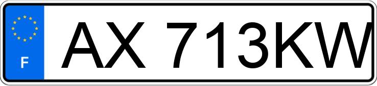 Numer rejestracyjny AX713KW posiada VOLKSWAGEN GOLF VI