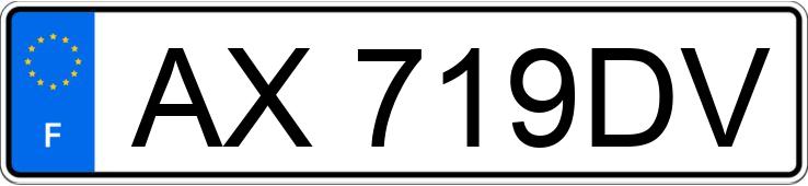 Numer rejestracyjny AX719DV posiada PEUGEOT 206