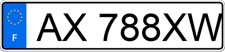 Numer rejestracyjny AX788XW posiada OPEL ZAFIRA