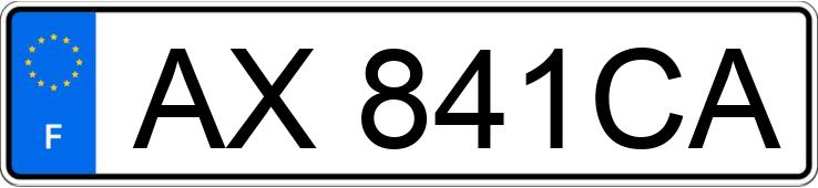 Il numero di registrazione AX841CA ha VOLKSWAGEN TOURAN