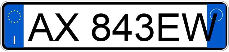 Numer rejestracyjny AX843EW posiada OPEL Corsa 2a serie Numer rejestracyjny AX843EW posiada OPEL Corsa 2a serie