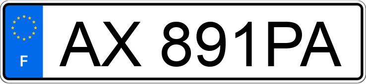Le numéro d’enregistrement AX891PA a PEUGEOT 307 Le numéro d’enregistrement AX891PA a PEUGEOT 307