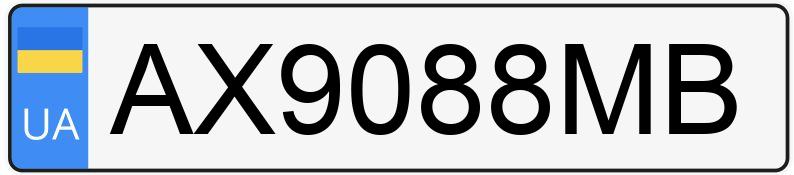 Numer rejestracyjny AX9088MB posiada Jeep Compass