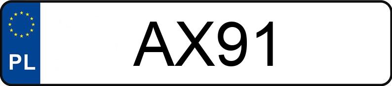 Numer rejestracyjny AX 91 posiada DODGE Challenger MR`19 - AX91