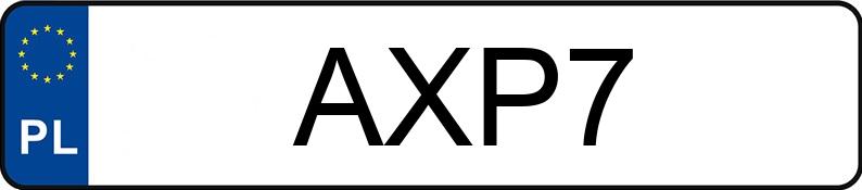 Numer rejestracyjny AXP 7 posiada CHEVROLET (USA) Equinox MR`18 E6 LT - AXP7