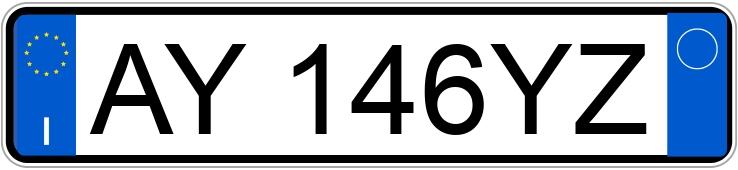 Numer rejestracyjny AY146YZ posiada FIAT Punto 1a serie Numer rejestracyjny AY146YZ posiada FIAT Punto 1a serie