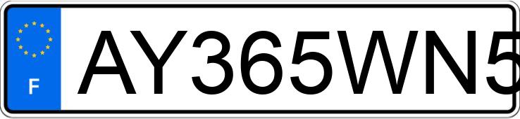 Numer rejestracyjny AY365WN57 posiada Renault Clio