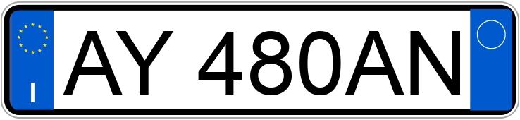 Numer rejestracyjny AY480AN posiada VOLKSWAGEN Golf 4a serie Numer rejestracyjny AY480AN posiada VOLKSWAGEN Golf 4a serie