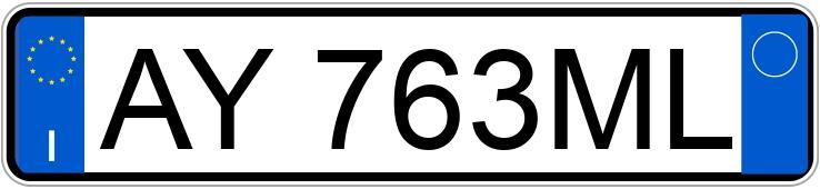 Numer rejestracyjny AY763ML posiada MERCEDES Sprinter 1as.