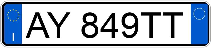 Numer rejestracyjny AY849TT posiada SUBARU Justy 2a serie