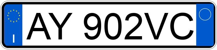 Numer rejestracyjny AY902VC posiada FIAT Punto 1a serie