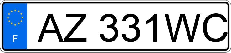 Numer rejestracyjny AZ331WC posiada PEUGEOT 308