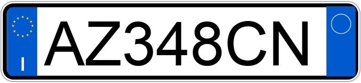 Numer rejestracyjny AZ348CN posiada AUDI A3 1a serie