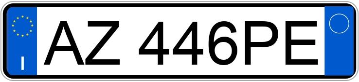 Numer rejestracyjny AZ446PE posiada HYUNDAI Atos