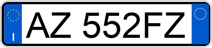 Numer rejestracyjny AZ552FZ posiada BMW E 36