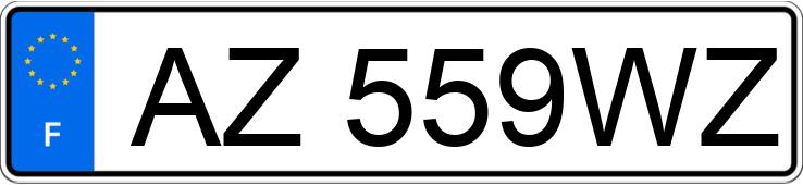 Numer rejestracyjny AZ559WZ posiada PEUGEOT 307