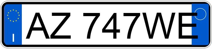 Numer rejestracyjny AZ747WE posiada FIAT Panda 1a serie Numer rejestracyjny AZ747WE posiada FIAT Panda 1a serie