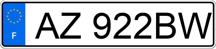 Numer rejestracyjny AZ922BW posiada RENAULT CLIO III