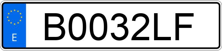 Numer rejestracyjny B0032LF posiada OPEL KADETT