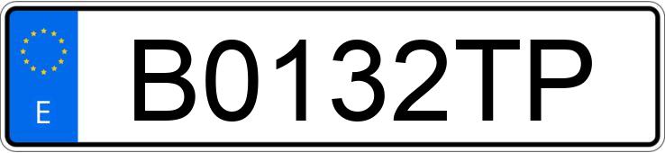 Numer rejestracyjny B0132TP posiada NISSAN VANETTE