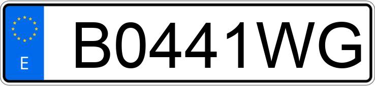 Numer rejestracyjny B0441WG posiada MAN F 2000 Numer rejestracyjny B0441WG posiada MAN F 2000