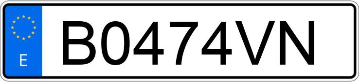 Numer rejestracyjny B0474VN posiada NISSAN CABSTAR E