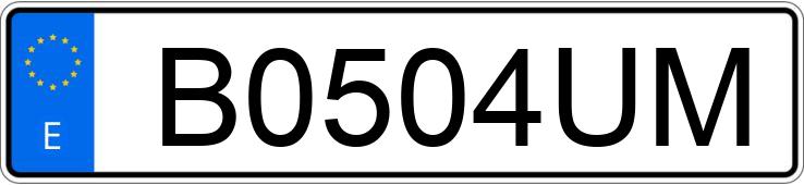 Numer rejestracyjny B0504UM posiada PEUGEOT 306