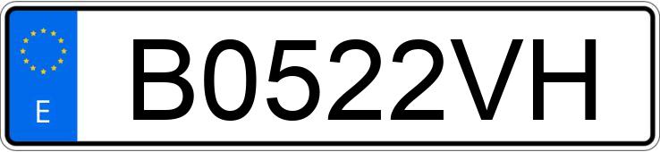 Numer rejestracyjny B0522VH posiada MAZDA 323 Numer rejestracyjny B0522VH posiada MAZDA 323