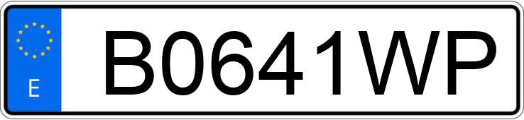 Numer rejestracyjny B0641WP posiada HONDA CIVIC