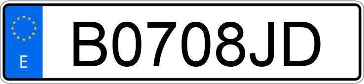 Numer rejestracyjny B0708JD posiada RENAULT 11 Numer rejestracyjny B0708JD posiada RENAULT 11