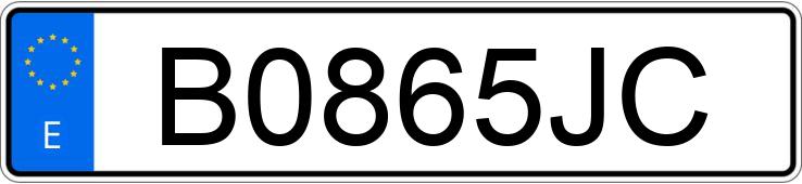 Numer rejestracyjny B0865JC posiada CITROEN AX Numer rejestracyjny B0865JC posiada CITROEN AX