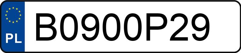 Il numero di registrazione B0900P29 ha Fendt 832 VARIO