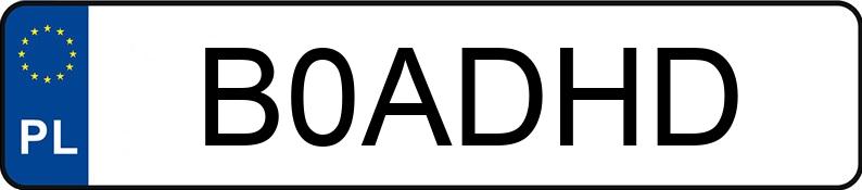 Numer rejestracyjny B0ADHD posiada AUDI S4 Cabrio Quattro 4.2 MR`02 E4 8H S4 Cabrio Quattro 4.2 MR`02 E4 8H