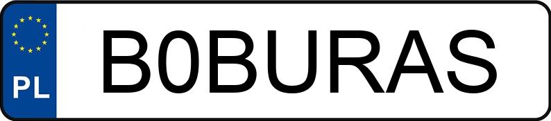 Numer rejestracyjny B0BURAS posiada BMW 320 Diesel MR`16 E6 F30 320 Diesel MR`16 E6 F30