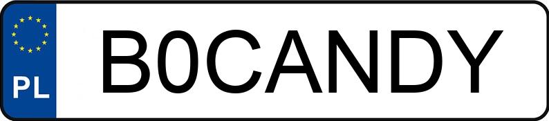 Numer rejestracyjny B0CANDY posiada AUDI A5 Coupe 3.0 TDi MR`12 E5 B8 A5 Coupe 3.0 TDi MR`12 E5 B8