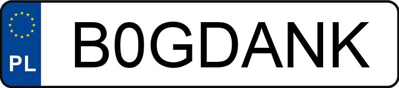 Numer rejestracyjny B0GDANK posiada FORD Puma 1.0 EcoBoost mHybrid MR`19 E6.2 Titanium