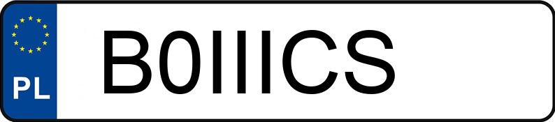 Numer rejestracyjny B0IIICS posiada BMW M 3 3.0 MR`16 E6 F80 CS DKG Numer rejestracyjny B0IIICS posiada BMW M 3 3.0 MR`16 E6 F80 CS DKG