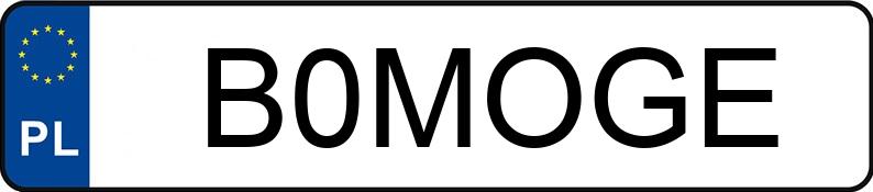 Numer rejestracyjny B0MOGE posiada BMW X7 XDRIVE40D