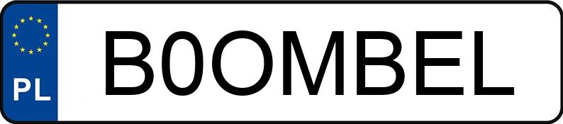 Numer rejestracyjny B0OMBEL posiada AUDI A3 Quattro 1.8 Kat. MR`01 8L Numer rejestracyjny B0OMBEL posiada AUDI A3 Quattro 1.8 Kat. MR`01 8L