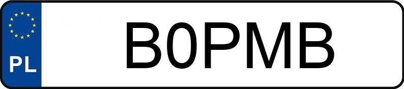 Numer rejestracyjny B0PMB posiada MERCEDES-BENZ S 300 TD 140 S 300 TD 140