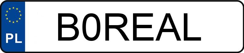 Numer rejestracyjny B0REAL posiada MERCEDES-BENZ ML 350