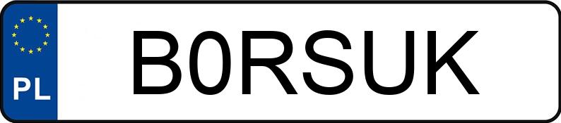 Numer rejestracyjny B0RSUK posiada BMW 320