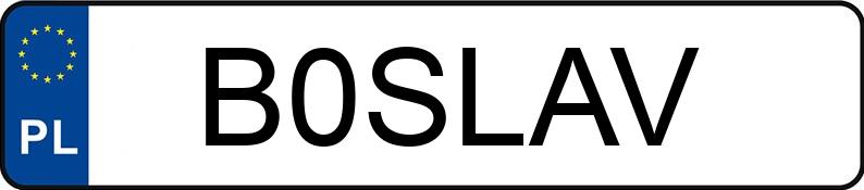 Numer rejestracyjny B0SLAV posiada PORSCHE PANAMERA Numer rejestracyjny B0SLAV posiada PORSCHE PANAMERA