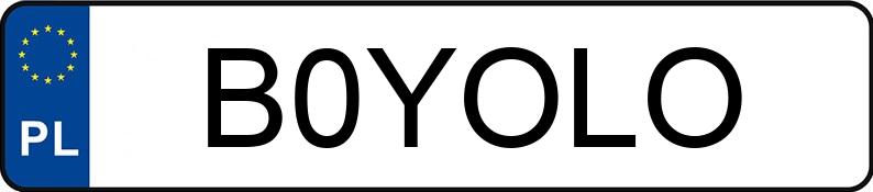 Numer rejestracyjny B0YOLO posiada BMW X4 Diesel MR`22 E6d G02 M40d