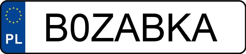 Numer rejestracyjny B0ZABKA posiada OPEL Astra II 1.2 MR`98 Start Numer rejestracyjny B0ZABKA posiada OPEL Astra II 1.2 MR`98 Start